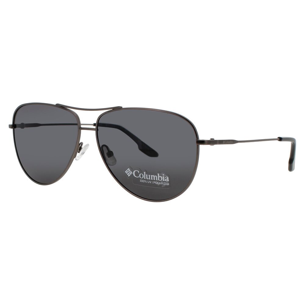 NWT Columbia TRAILSTORM 070 Grey Aviator Sunglasses 62mm